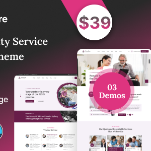Xoomcare - NDIS Disability & Elderly Special Care WordPress Theme